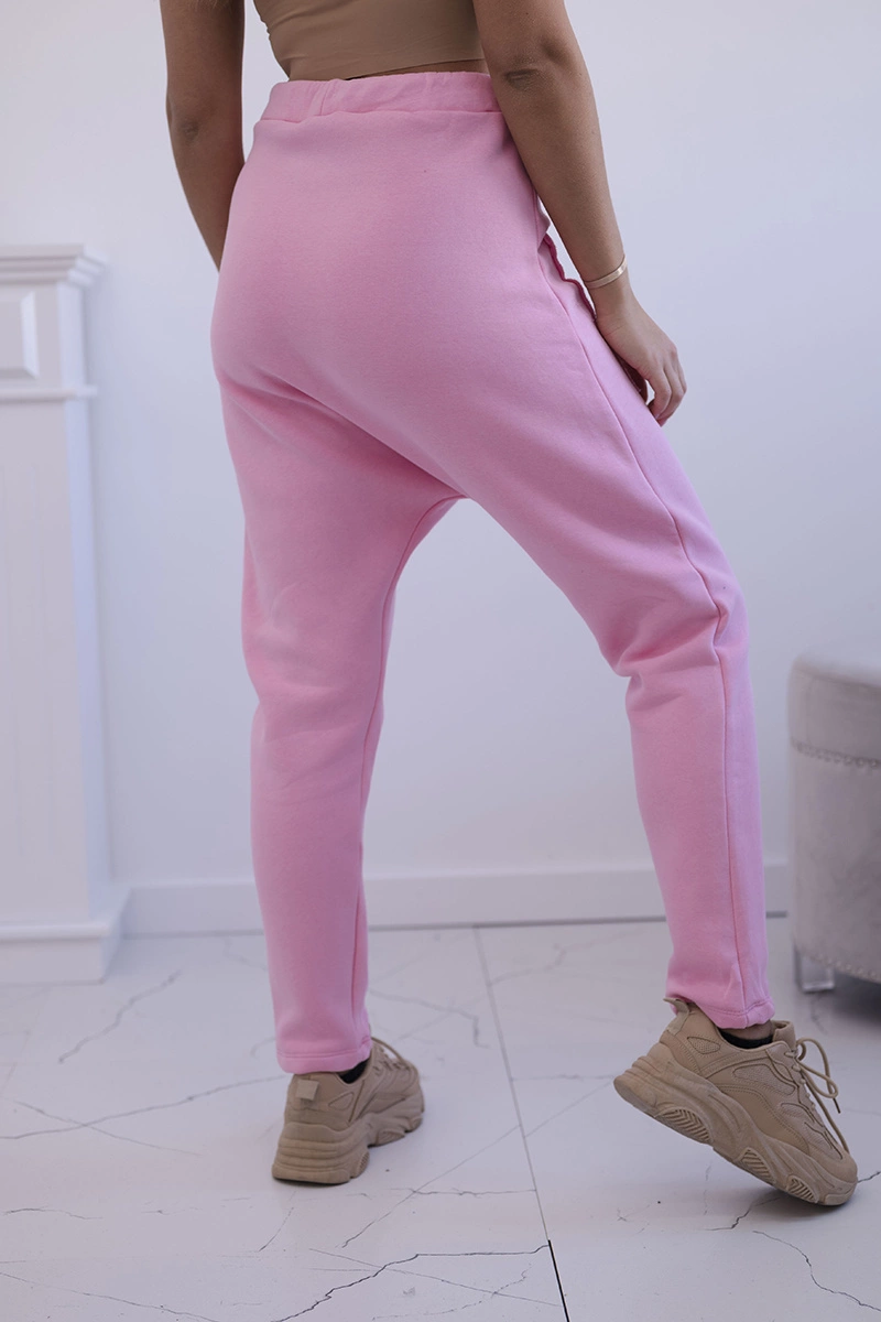 Komplet ze spodniami Baggy jasny różowy 5 Komplet ze spodniami Baggy jasny różowy - obrazek 5