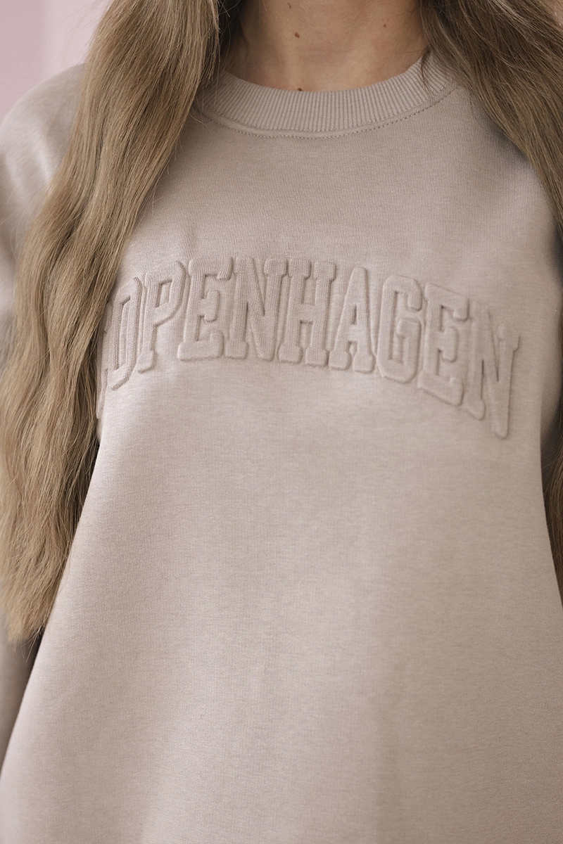 Komplet ocieplany Copenhagen ciemny beżowy 5 Komplet ocieplany Copenhagen ciemny beżowy - obrazek 5
