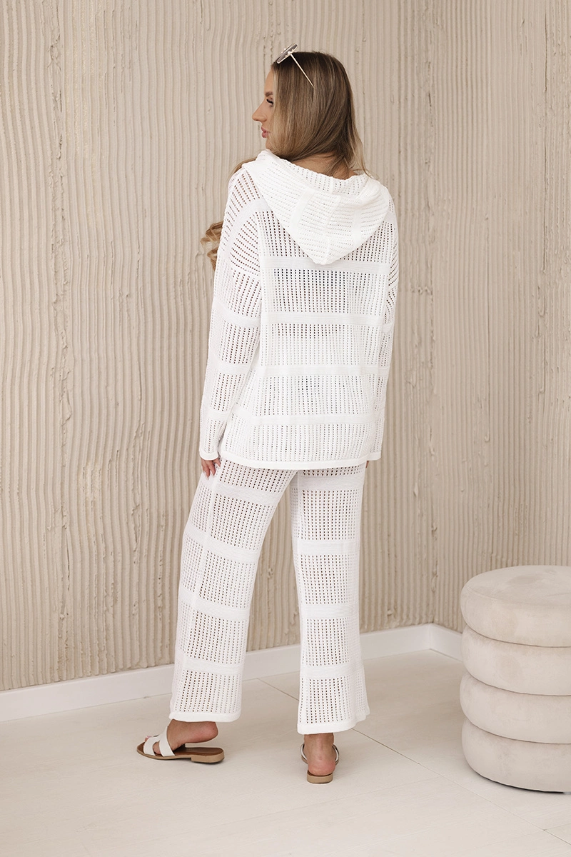 Komplet ażurowy Rayon biały 3 Komplet ażurowy Rayon biały - obrazek 3